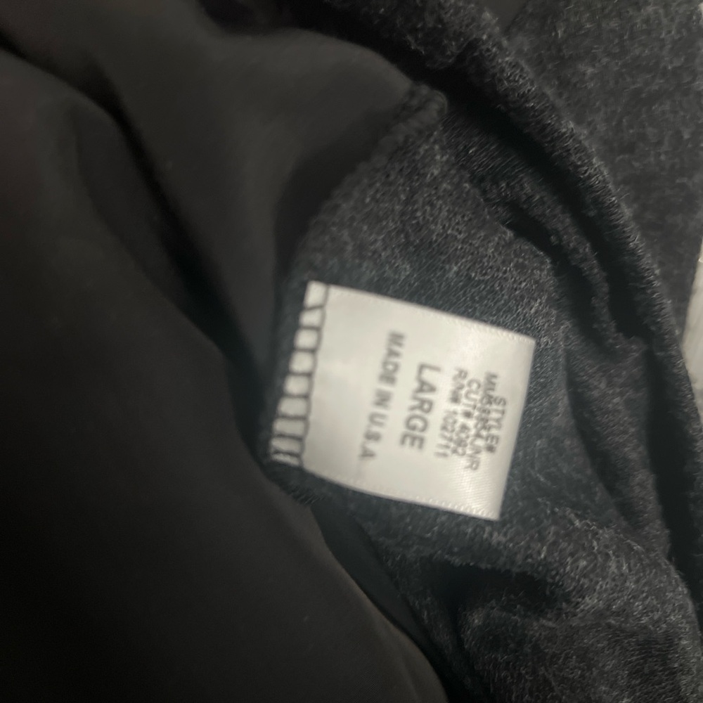 Harlowe & Graham Charcoal Gray Blouse - Picture 4 of 4